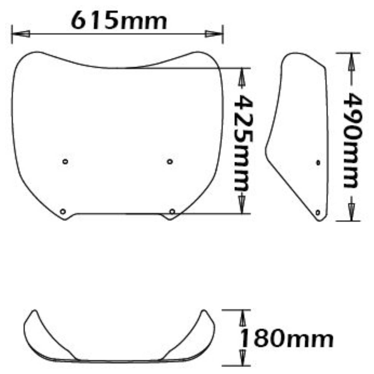 Parabrisas tipo original BMW K1200LT 1999-2003